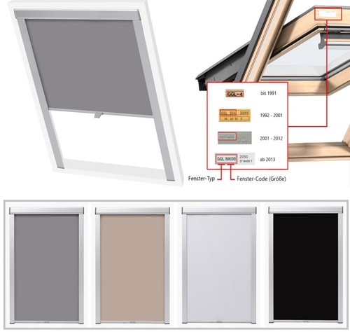Verdunklungsrollo für velux - verdunklungsrollo,