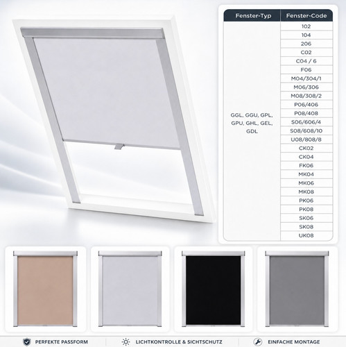 Verdunklungsrollo für velux - für,
